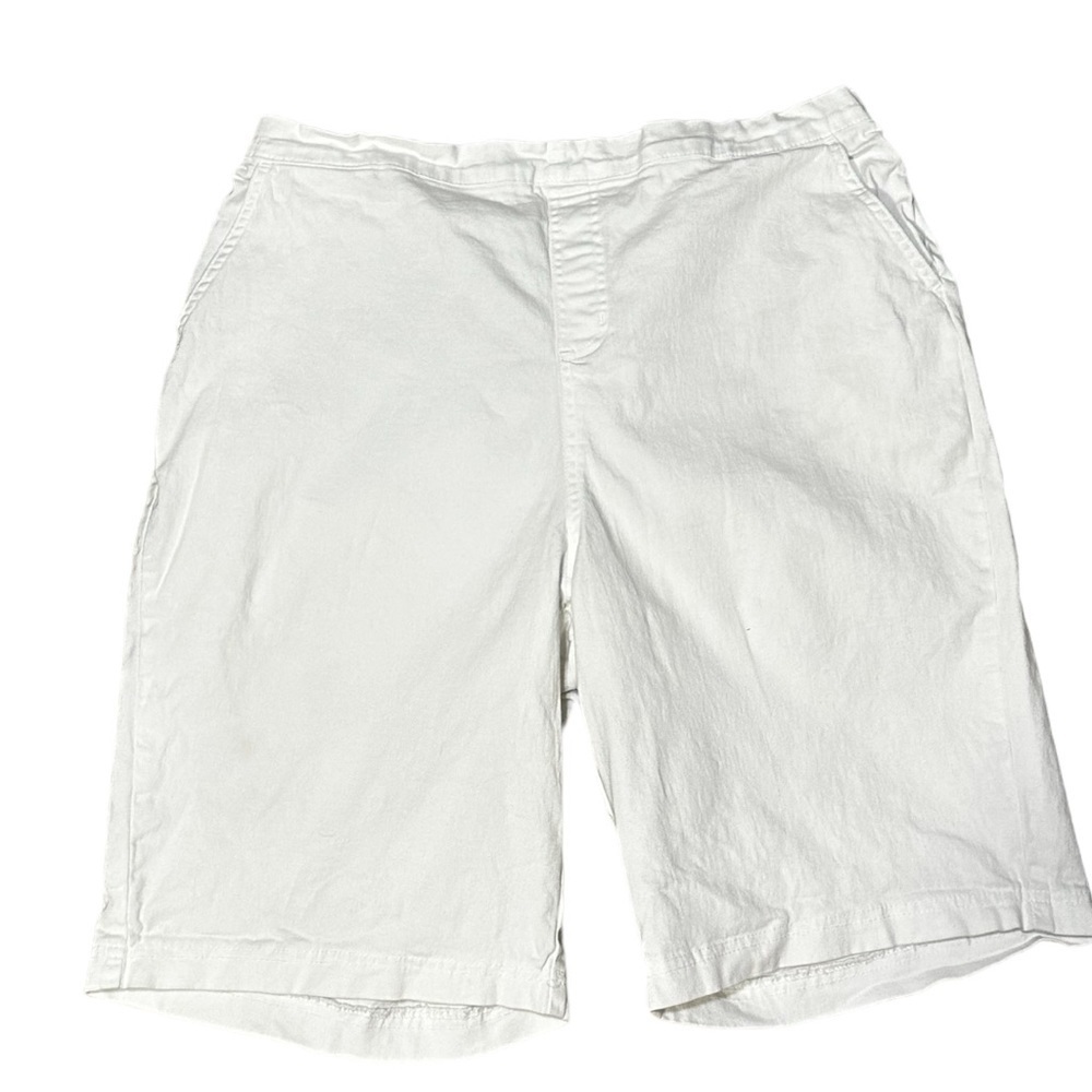 Denim + Company (d&co.) White Shorts Size XL - Picture 1 of 3